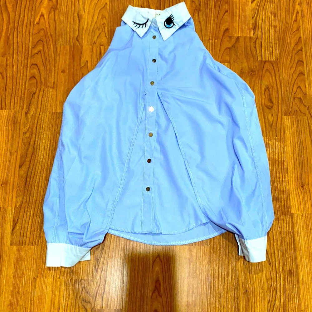 Tea & Cup shirt with open sleeves